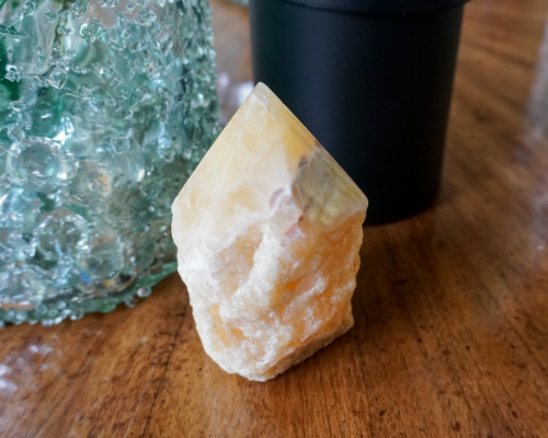 Orange Calcite Point