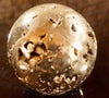 Pyrite Geode Sphere